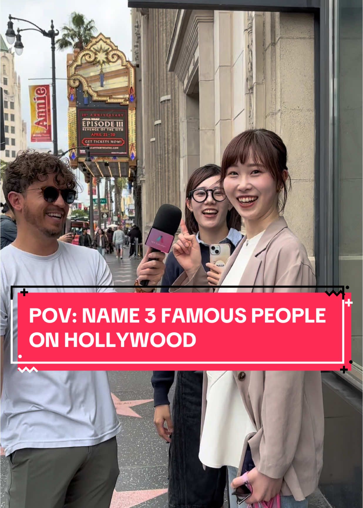 Interviewing people on the streets of Hollywood to name 3 Famous People from Hollywood.#fyp #hollywood #streetinterview #robdoesit #interview #hollywoodblvd #losangeles #qa 