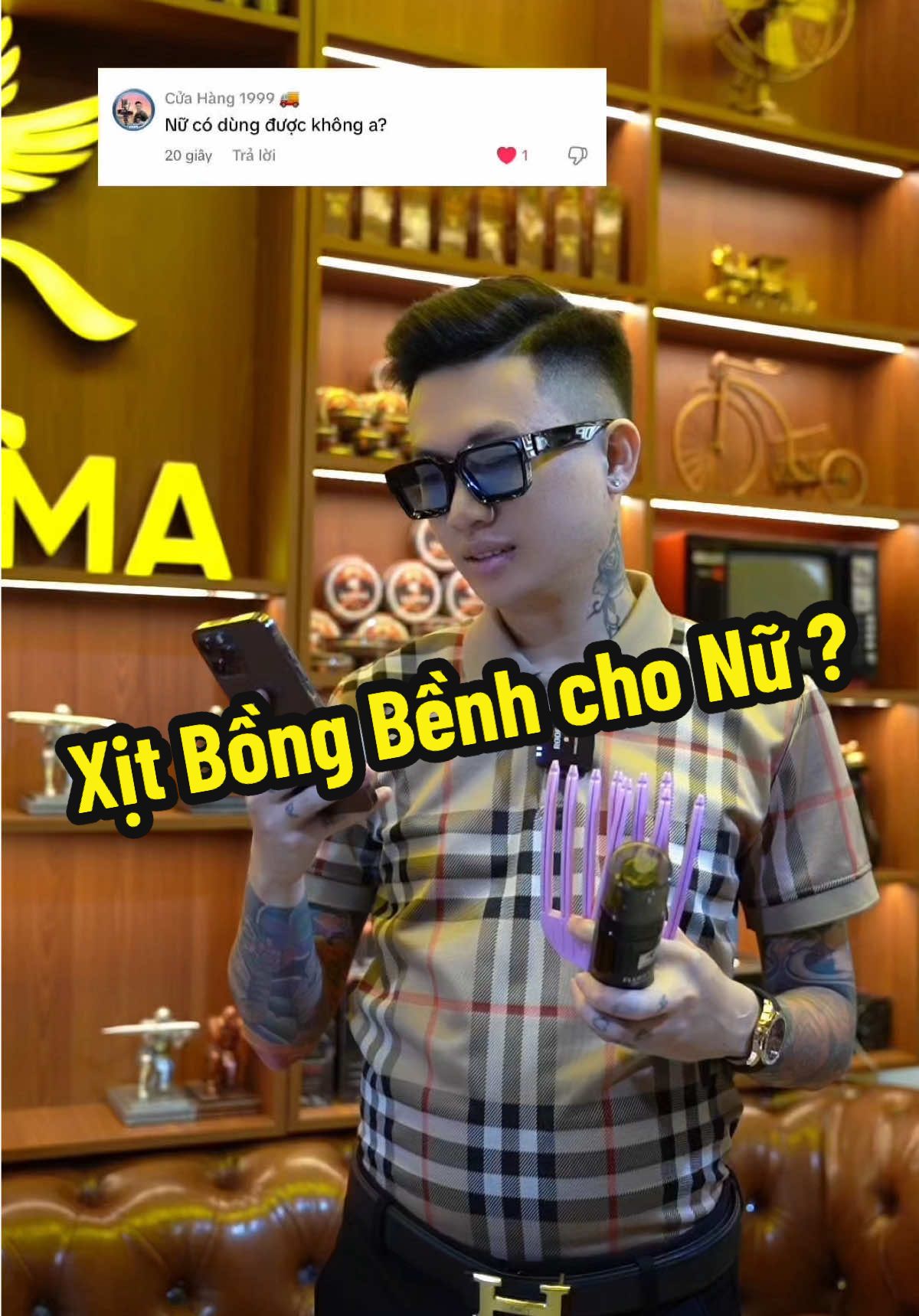 Xịt Bồng Bềnh ngoài Nam ra thì chị em phụ nữ cũng rất phù hợp m.n nhé 👍 #akuma #sapvuottoc #xitbongbenh #xitphongtoc #sapvuottoc 