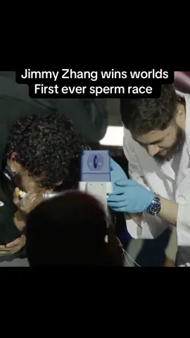 Jimmy Zhang beats Noah Boat in worlds first sperm race #jimmyzhang #noahboat #spermracing #fyp 
