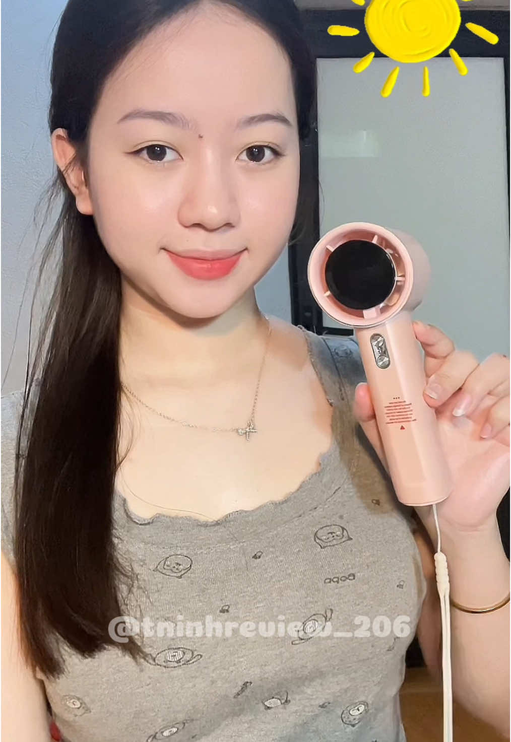 Chấp mùa hè luôn nha💯#quatcamtaymini #quat#xuyninhday 