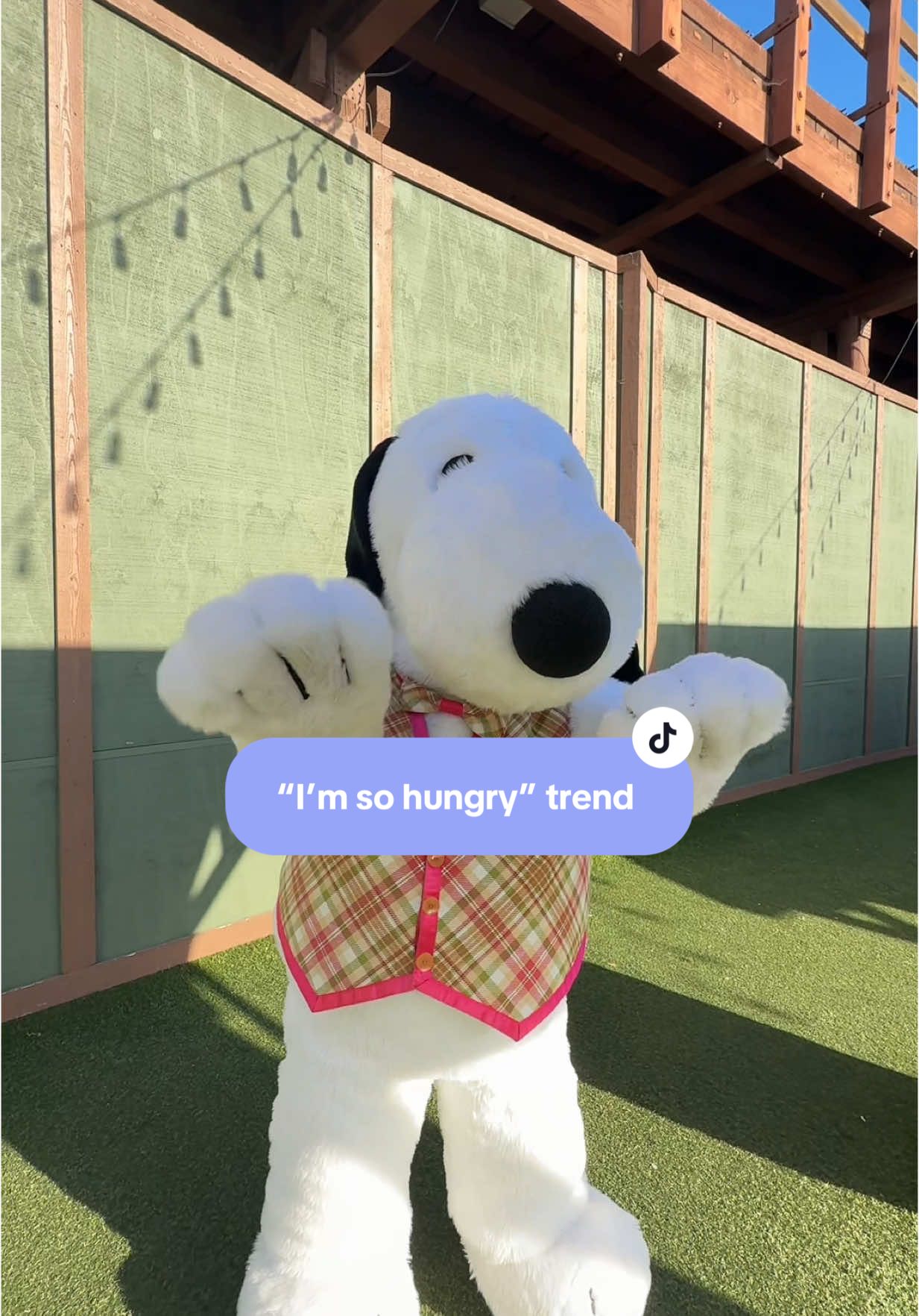 I should have told him he’s so cute I could just eat him up 😂😝 #snoopy #cute 