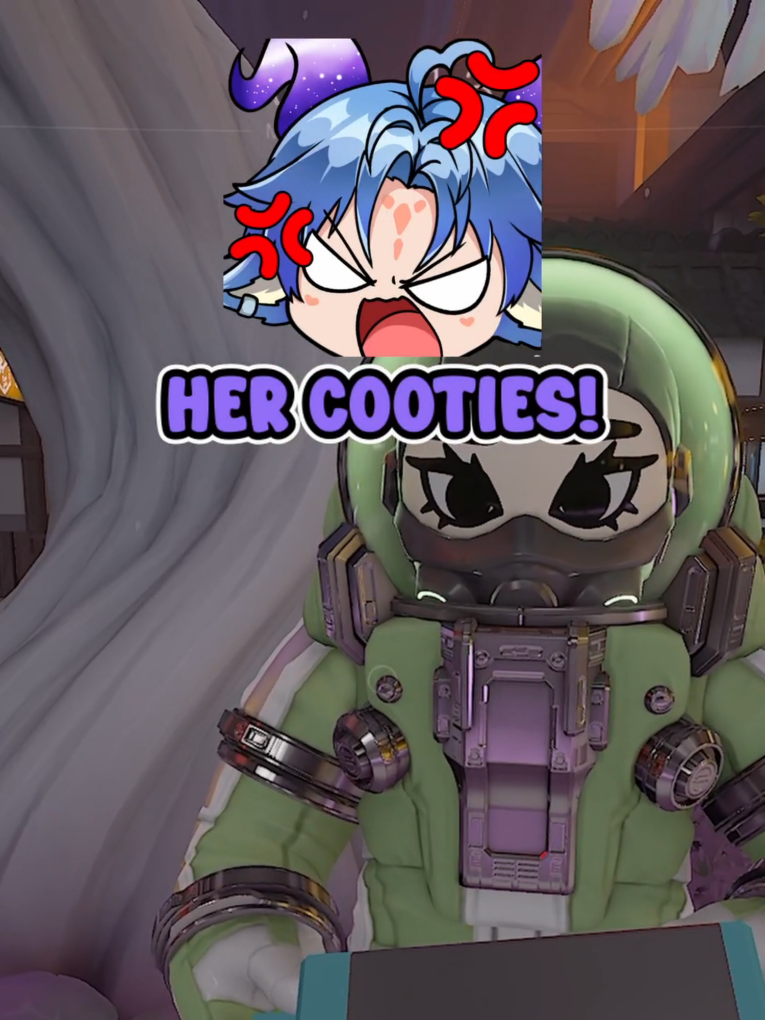 ARIES WONT KISS HER #lockdownprotocol #3damongus #socialgame #gaming #AmongUs #imposter #twitch #fyp #fypシ #ariesakana  @yokasiri @stitchkyui