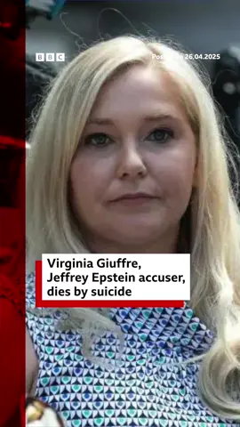Virginia Giuffre, who accused Prince Andrew and Jeffrey Epstein of sexual abuse, has died by suicide aged 41, her family has said. #VirginiaGiuffre #PrinceAndrew #DukeOfYork #Australia #UK #US #BBCNews
