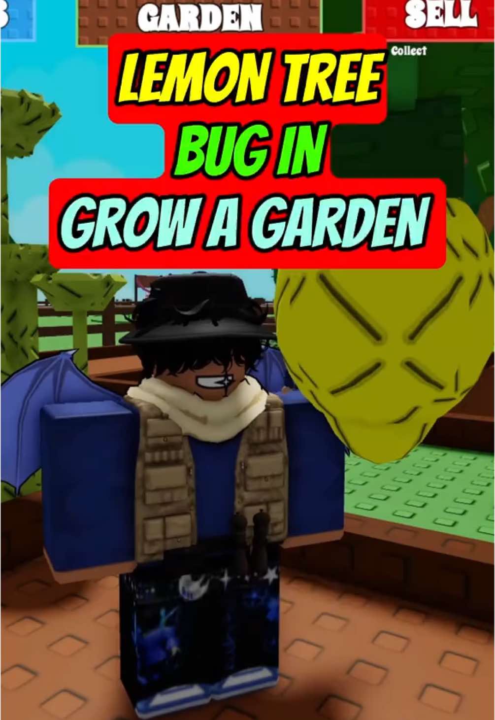 PATCHED! LEMON TREES IN GROW A GARDEN?! #roblox #kudextro #growagarden 