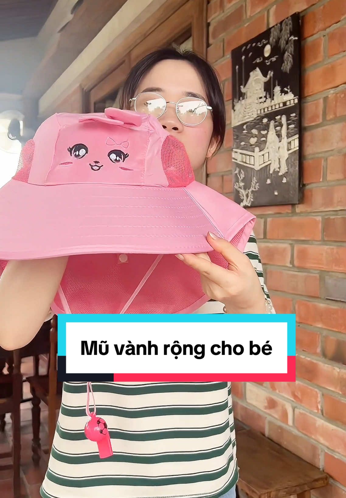 Mũ vành rộng cho bé #changchumchim #xuhuong #muchobe #muchobegai #mudoidau 