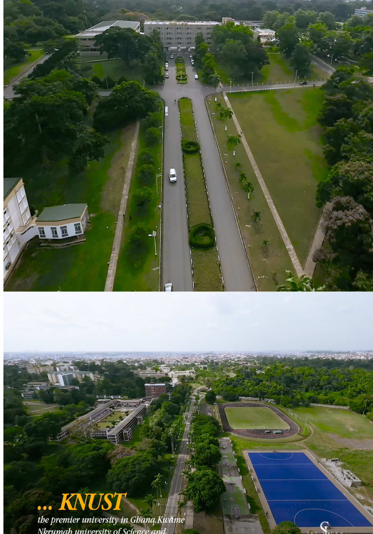 KNUST never looked this fly Ripped through the skies with that cinematic sauce at PaaJoe to Library vibes — who said lectures can't come with a view?  Not your regular campus tour. This is fpv magic. Tag your squad if you spot your hall! #FPVKNUST #SkyJournInTheSky #TechVibesOnly Next drop: your fave campus corner? Let us know below #FPVGhana #KNUSTDiaries #DroneLife #StudentLifeVibes