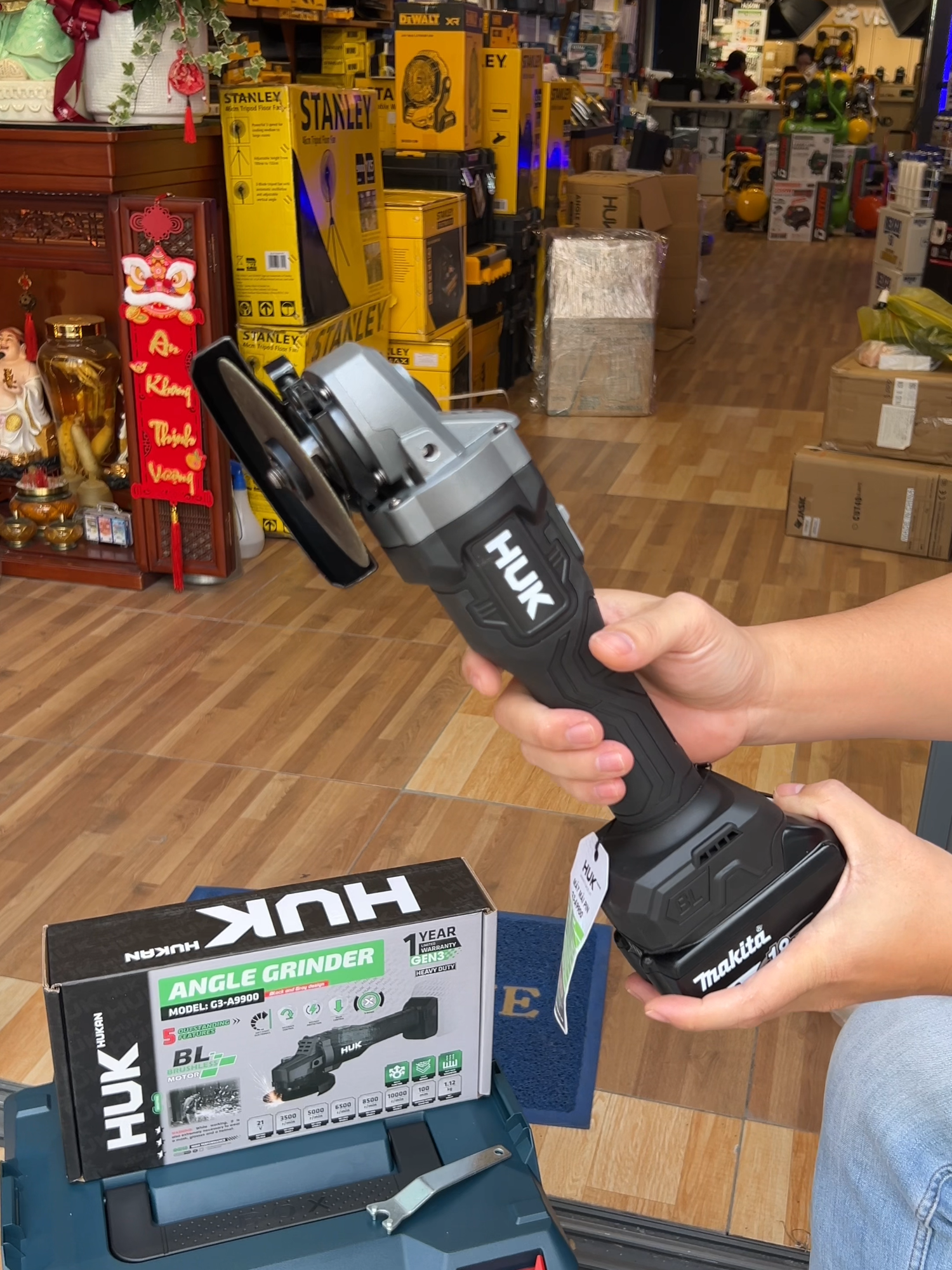 G3-A9900 HUK máy mài dùng pin #visior #visiortools #visiorvn #hukan #maymai