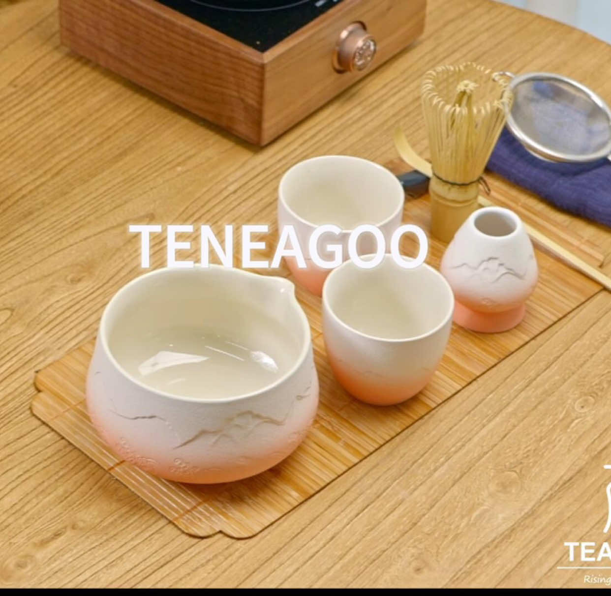 🍵 I really like this set of pink matcha tools from TENEAGOO #morningroutine #SelfCare #aesthetic #matchalover#matcha  #fyp #TEANAGOO 