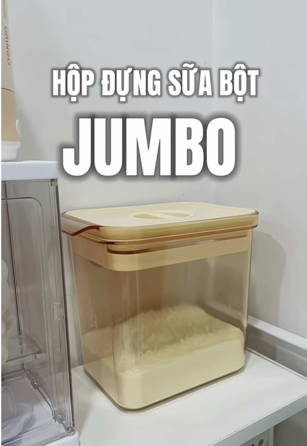 Hộp đựng sữa bột Jumbo này tui thấy okila hơn hộp Ankou nhiều, mấy bà tham khảo nhen 😍 #mevabe #momlife #mebimsua #mebimxaykenh #mebimsuachamcon #mebimhiendai #hopdungsuabot #aoi 