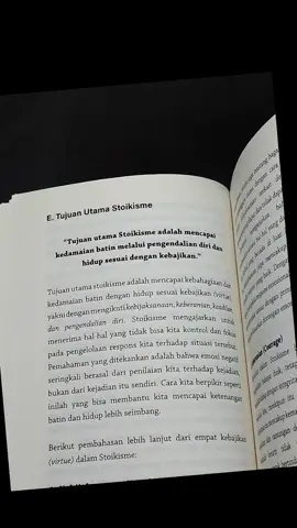 Tenang dalam badai, kuat dalam ujian. Buku ini ngajarin mindset Stoik yang bikin hidup lebih tangguh dan damai #Stoicism #MindsetStoik #SelfImprovement #FilosofiHidup #BukuRekomendasi #FYP #MentalKuat #BelajarStoik #HidupTenang #MindsetPositif