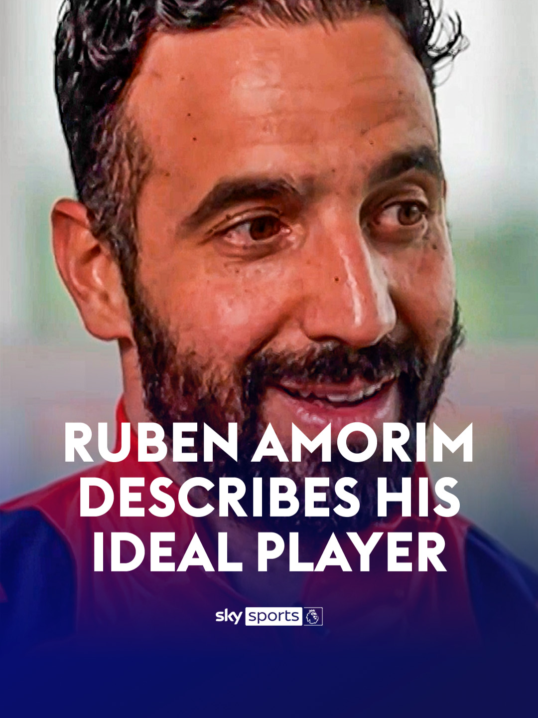Ruben Amorim describes a 'Ruben Amorim player' 🧐 #footballtiktok #rubenamorim #manchesterunited