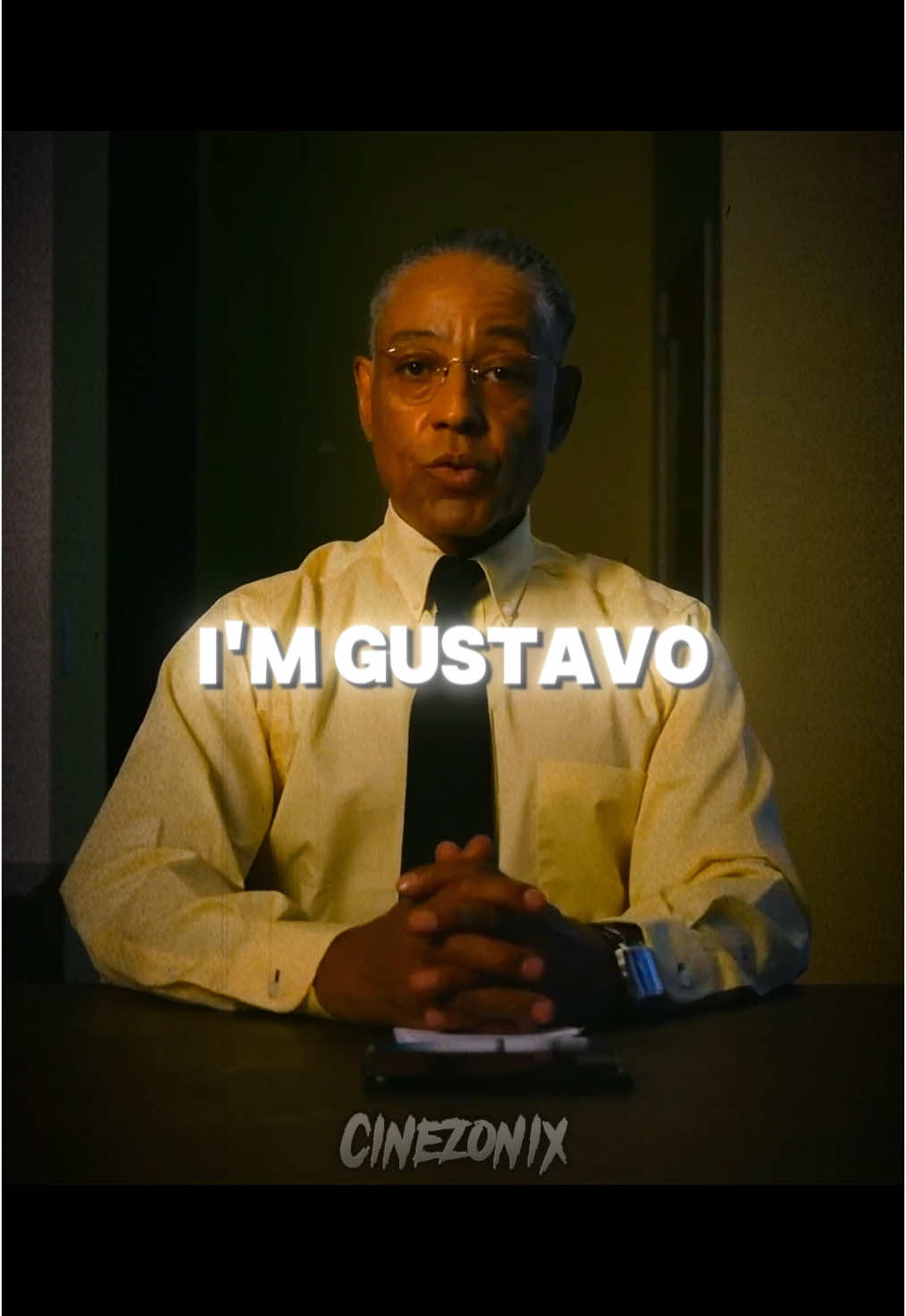 When Giancarlo becomes Gus Fring again…😈 #fyp #breakingbad #bettercallsaul #gus #tvshows #viralvideo #giancarloesposito 