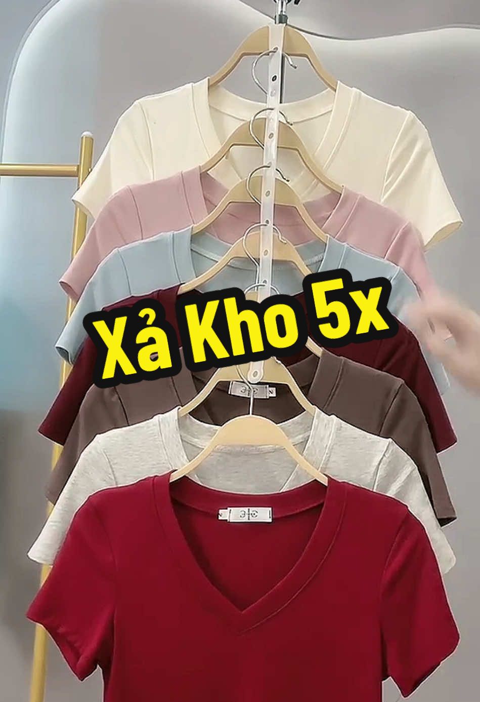Áo phông cổ tim #leanontiktok #aophong #aocotim #xh 
