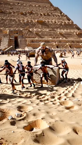 How the pyramids were made #alien #ai #giants #pyramids #desert #fyp #cadamitologia 