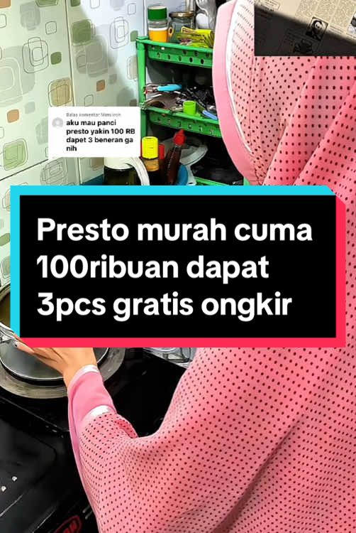 Membalas @Mimi iroh Panci presto murah cuma 100ribuan dapat blender chopper dan pisau cantik #pancipresto #panciprestomurah #presto #panciprestoviral 