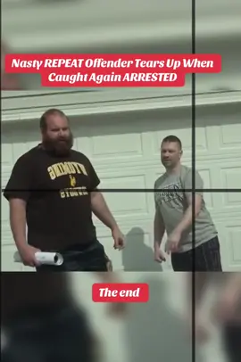 Nasty REPEAT Offender Tears Up When Caught Again ARRESTED #cops #copsoftiktok #copsusa #policeoftiktok #copstiktok #police #policeofficer #usa🇺🇸 #foryoupage #foryou #fyp 