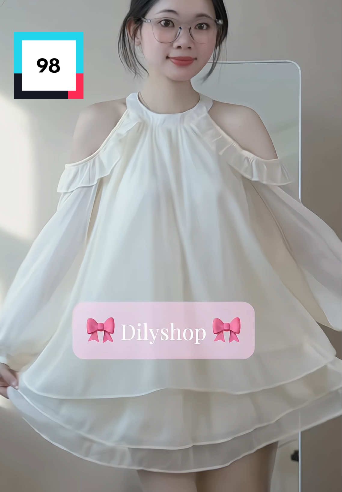 🌥️ Set tơ bèo hở vai của nhà @Dilyshop.vn 🌥️ #dilyshop #dilyshopvn #summervibes #outfitideas #fashion #xuhuong #viral #thoroday 