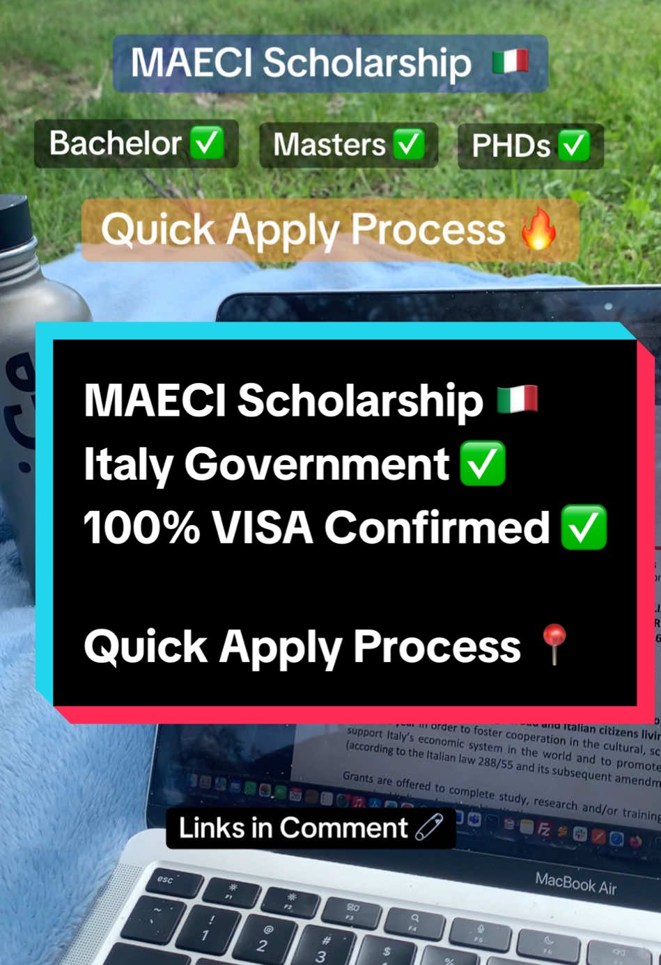 MARCI Grant Scholarship 🇮🇹🔥 Apply Now ✅ #maeci #regional #scholarship #income #declaration #unipd #padva #aliseo #university #italianuniversities #mastersdegree #internationalstudent #studyabroad 