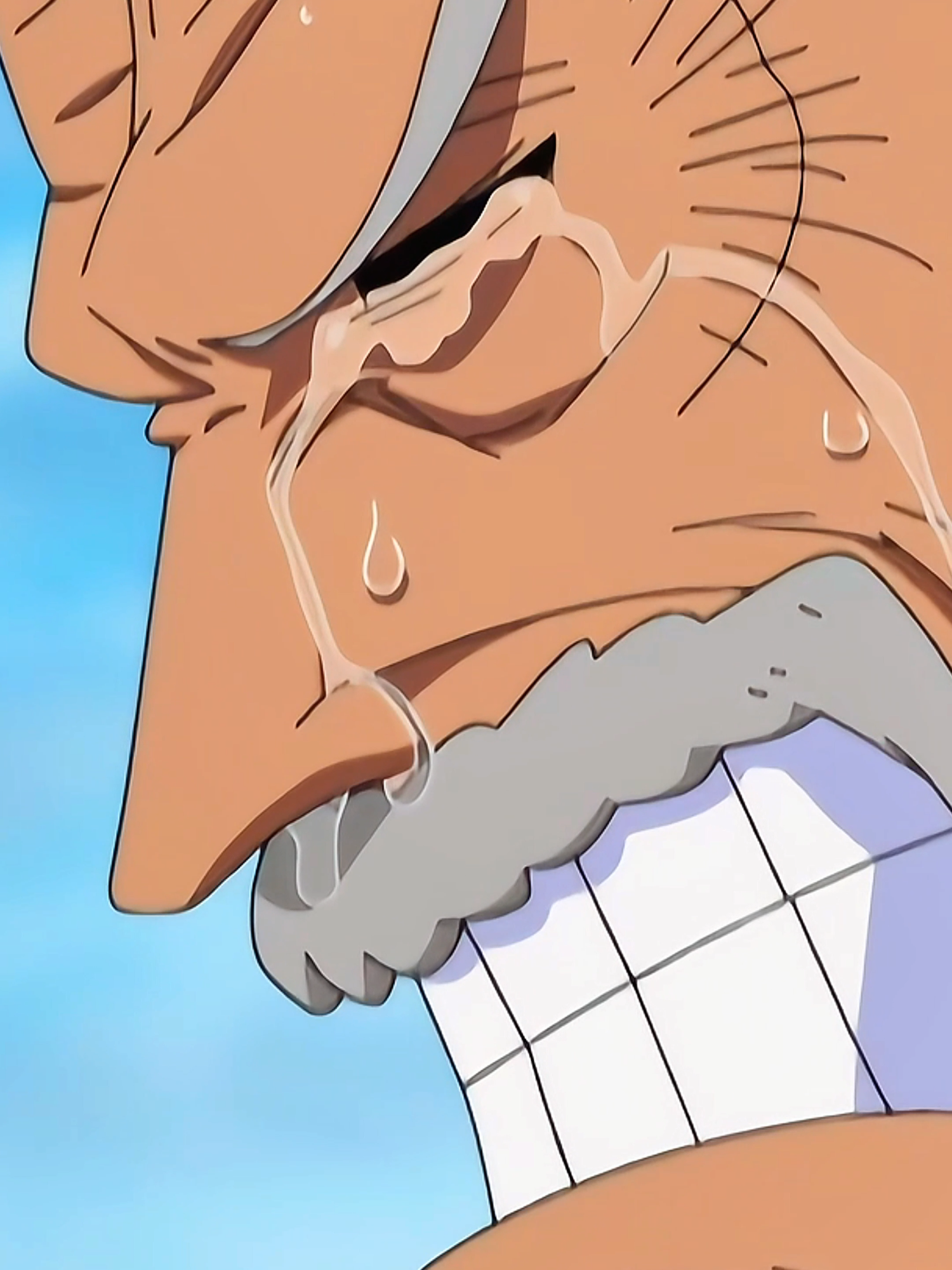 Garp pleure pour Ace #onepiece #ace #garp #sengoku