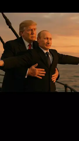 Trump And Putin Sail On Titanic #aivideo #donaldtrump #vladimirputin #titanic 