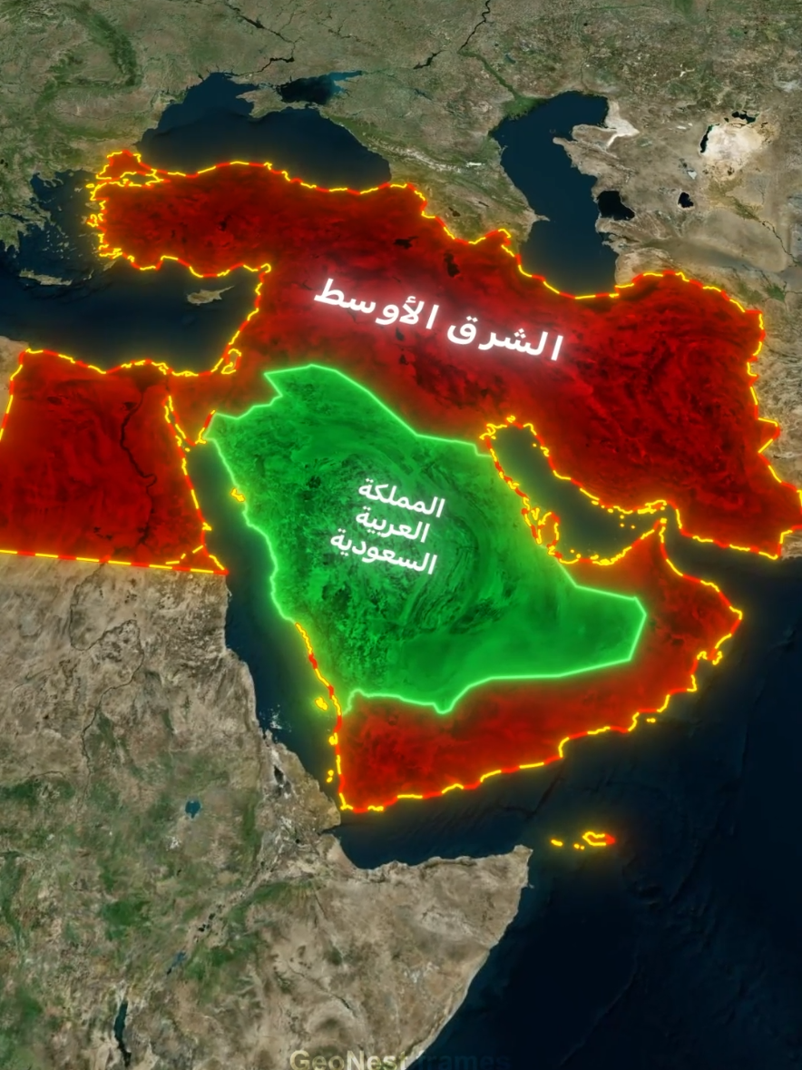 المملكة العربية السعودية: قلب الشرق الأوسط #مشهور #لك #لك_في_تيك_توك #السعودية #حقائق #خريطة #جغرافيا #العربية #الشرق_الأوسط #صحراء #اليمن #عمان #السعودية #سفر #استكشاف #حقائق_مذهلة #خرائط #تحريك #خريطة_العالم #تاريخ 