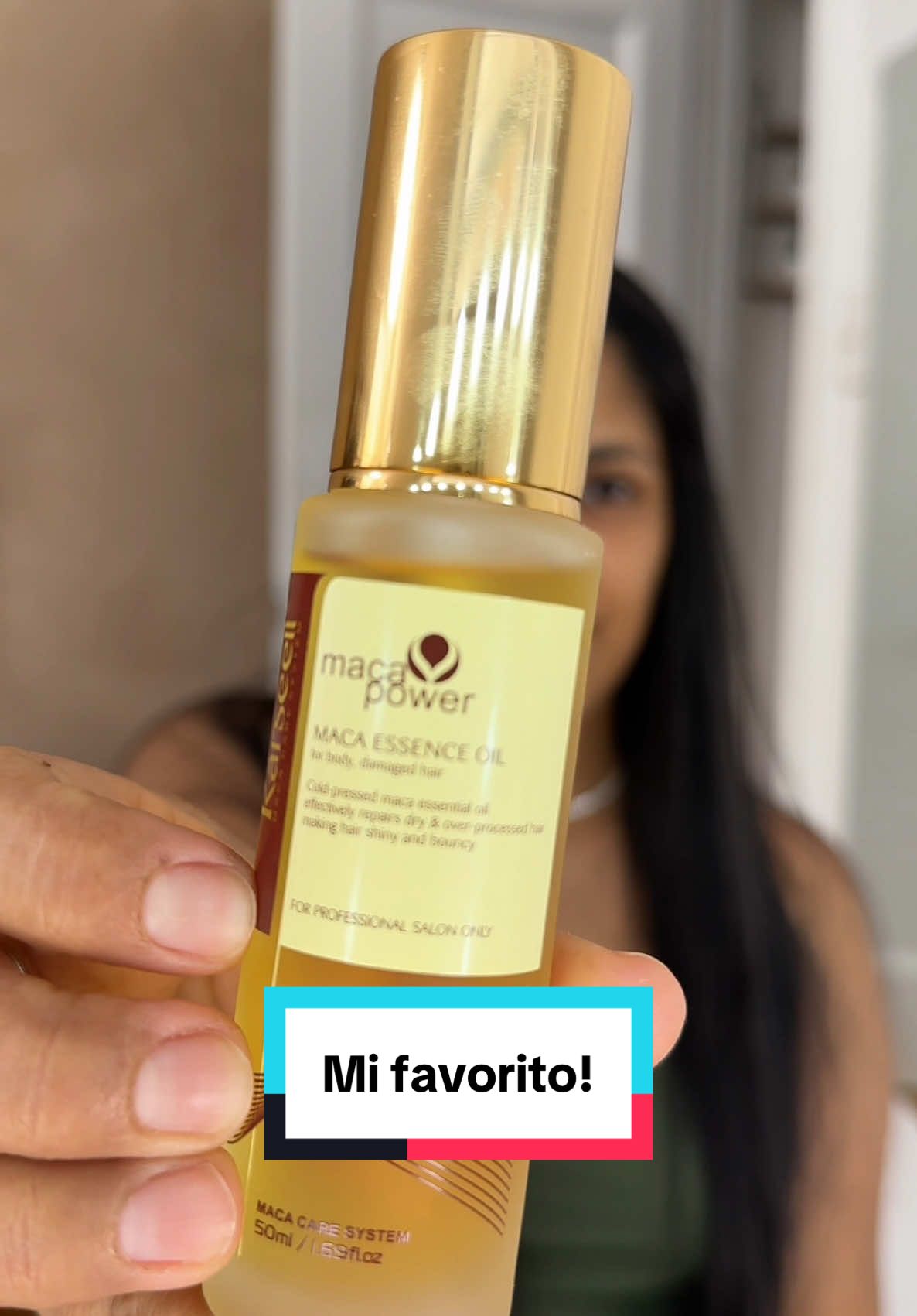 Este aceitito es muy bueno! #aceite #macaoil #aceitecabello #magadamiaoil #karseell 