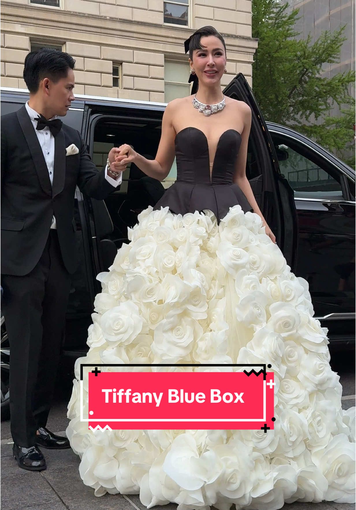 For the @Tiffany&Co. Blue Box event, you go in with the jewelry, and you come out without it 🧐💖 ##anyataylorjoy##tiffany##metmuseum##entertainmentnews##nyc##bts##nycfashion