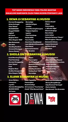 Baskara ngefans sama Sheila On 7, Mahalini ngefans sama Dewa 19 dan Lyodra ngefans sama Slank. #dewa19 #slank #sheilaon7 #legend #musik #musikviral #musikindonesiadispotify #indonesia #prabowo #bimbim #ahmaddhani #erosscandra #dutasheilaon7 #fyp 