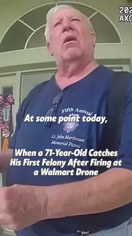 71 Year Old First Felony After Firing At Walmart Delivery Drone. Full clip on Neighborhood Nuisance