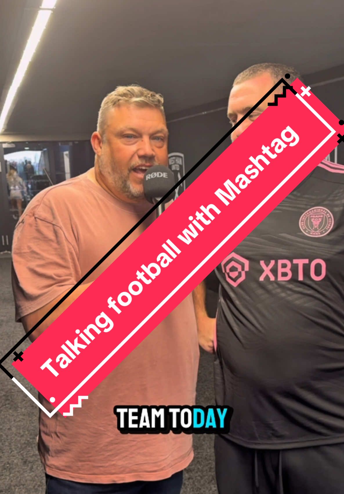Interview with @MashtagBrady at the charity football match at the London Stadium for @SELLEBRITY what a great night and some cheeky confidence on this lad. #legend #mashtag #sellebritysoccer #interview #charitymatch #mashtagbrady 