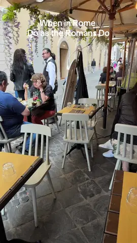 When in Rome do as the Romans do