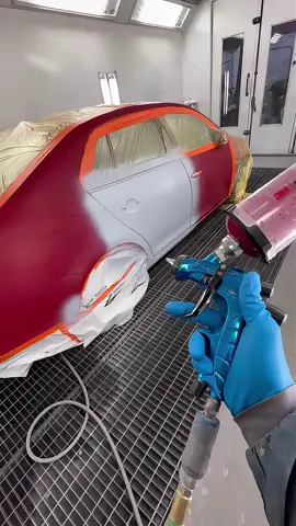 Satisfying paint job on this car #satisfying #asmr #car #truck #painttok #fyp