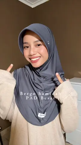 Sekarang try on yang pad besar nyaman bgt😍#tryon #hijab #hijabinstan #bergo #bergohamidah 