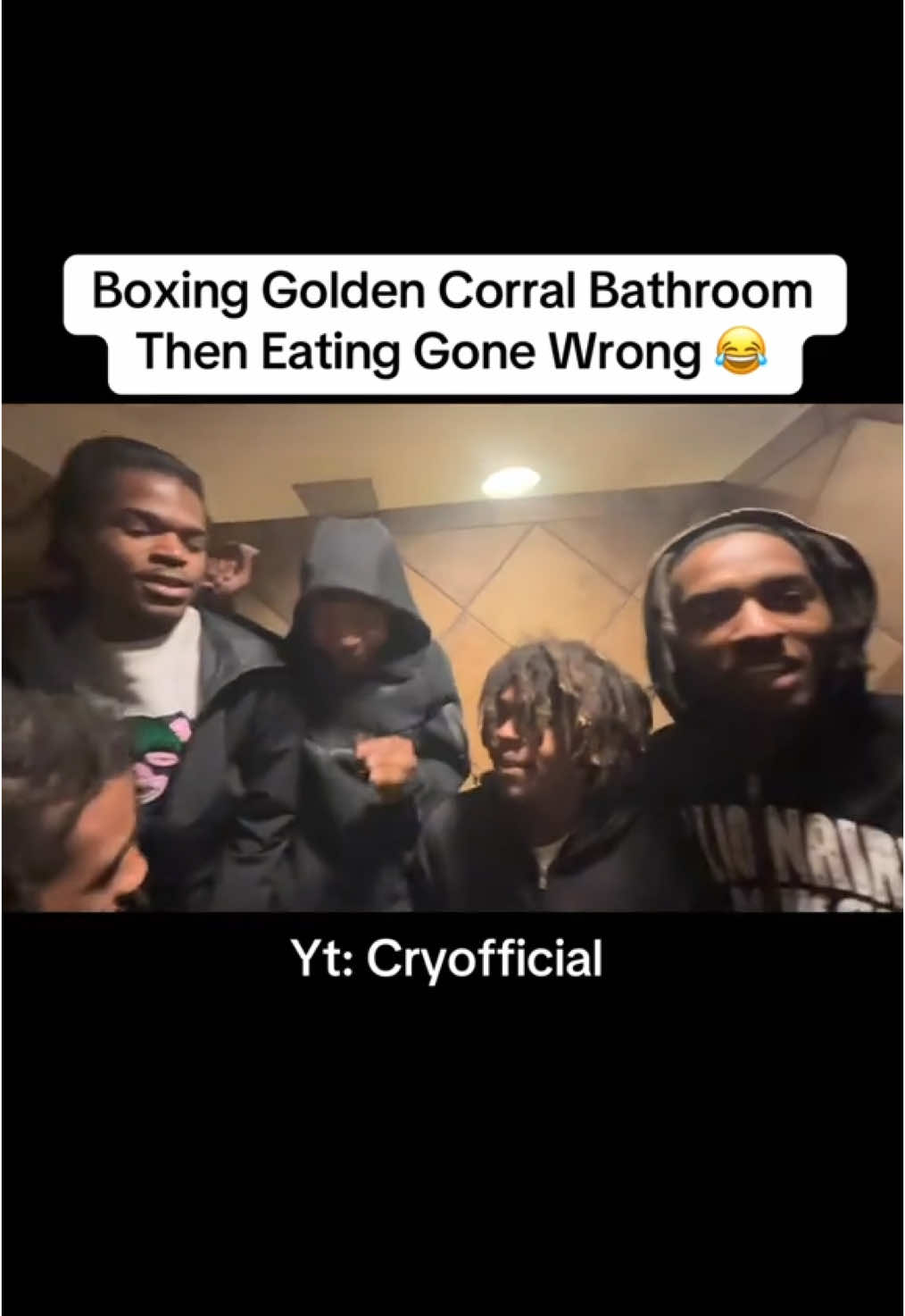 Boxing Golden Corral Bathroom Then Ordering Food Gone Wrong 😂 New Video Out Now Link In Bio (Yt:Cryofficial)❤️  #viral #reels #cryofficial #youtube #xyzbca #trending #viralvideo #vlogs #funny 