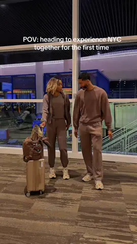 Well, The Fusiliers are headed to NYC for the first time and we are so excited! What a beautiful blessing to be here working with a dream brand, literally living out my wildest dreams! More to come on that!  Yall know we always travel with the kids, but decided to make a couple's trip! Still twinning, too! Haha We are doing all of the things so be sure to tune in to our stories and here on the page to see what all we will be up to! #couplestravel #couplegoals #marriedtomedicine