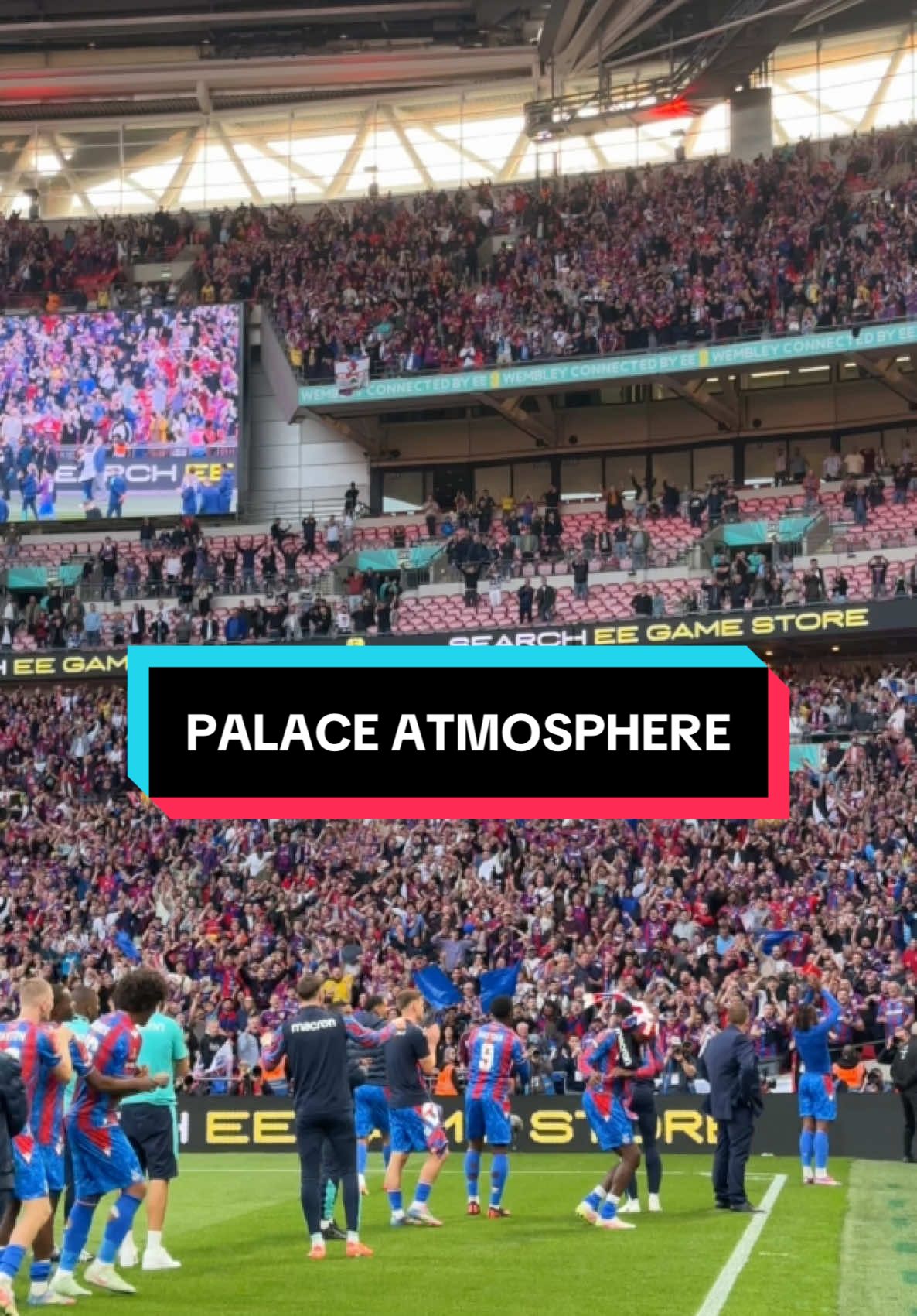 Now this is how you create an atmosphere 😳 #cpfc #crystalpalace #facup  