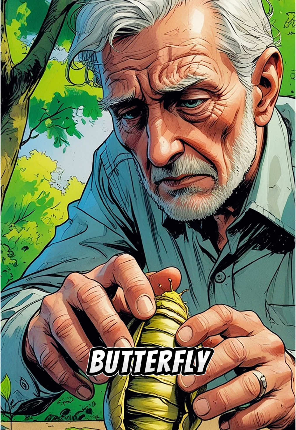 THE MAN AND THE BUTTERFLY #creatorsearchinsights #animatedstories #motivationalstory #lifelessons #animationstory #animation #motivation #comicstyle #oldschoolstories #comicstory 