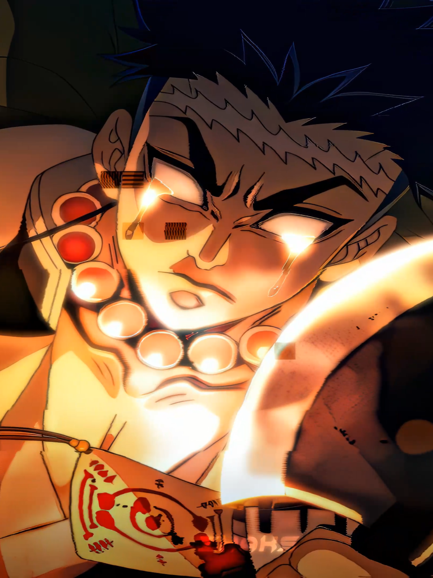 gyomei vhs #gyomei #kny #kimetsunoyaiba #edit #anime #zhaksvfx