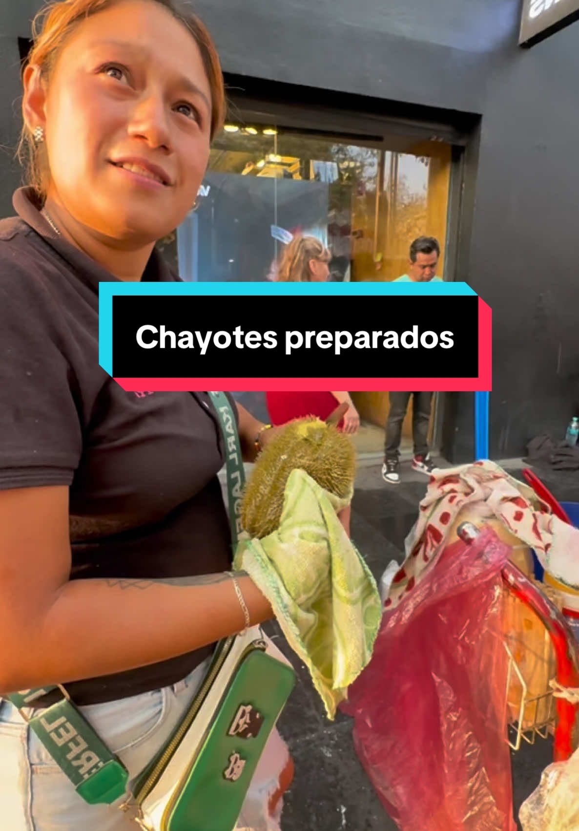 Chayotes preparados en CDMX