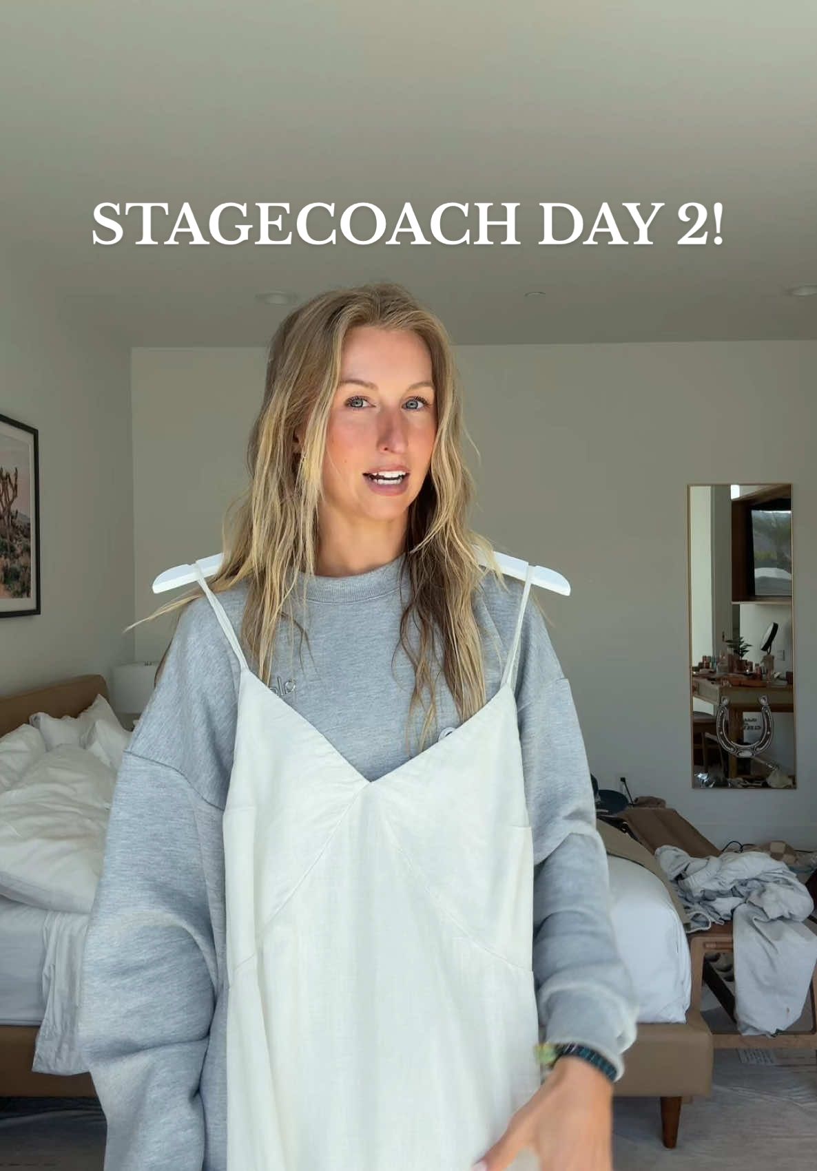 STAGECOACH DAY 2 !!! ready for the windy desert 🤠 lmk which hat! @Kopari Beauty @DIBSBEAUTY @Boot-Barn 