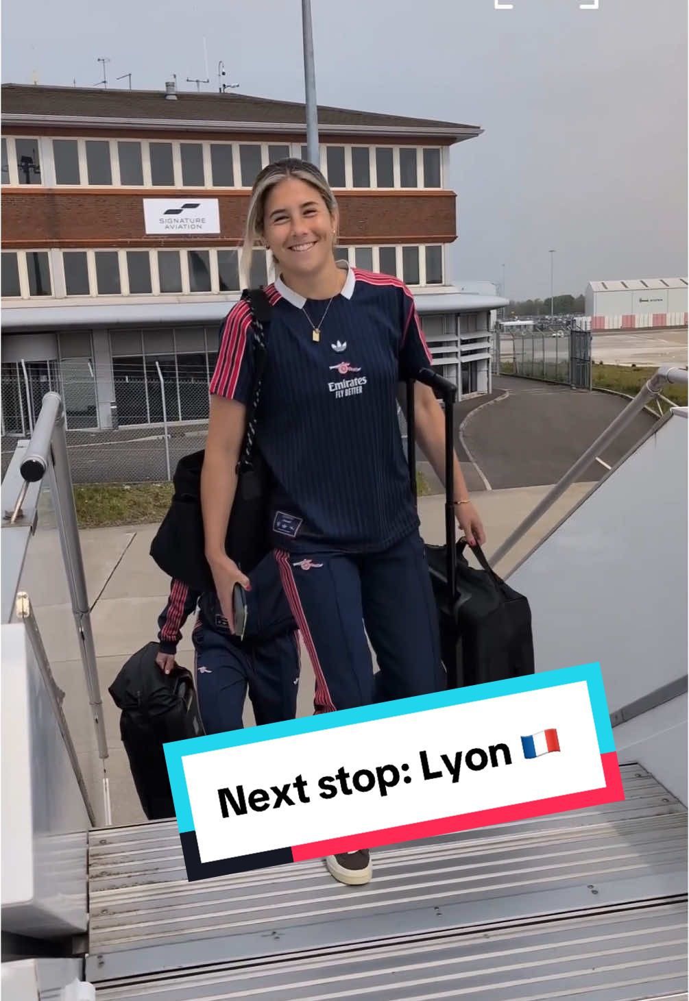 Next stop: Lyon 🇫🇷 #arsenal #arsenalwfc #awfc #arsenalwomen 
