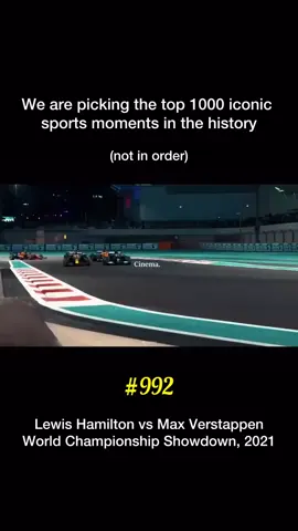 🏎️ A title decider for the ages 🔥 The 2021 Abu Dhabi Grand Prix gave us one of the most controversial and dramatic endings in Formula 1 history. Lewis Hamilton led most of the race and seemed destined for an eighth world title, but a late safety car changed everything. With just one lap to go, Max Verstappen—on fresher tires—made his move, overtaking Hamilton in a thrilling final-lap battle to win his first-ever world championship. The scenes that followed were pure chaos, with celebrations, protests, and debates that still continue today. 😱🏆 This race didn’t just decide a title; it redefined the sport. Verstappen’s aggressive driving and Hamilton’s masterclass under pressure showcased why they were the two best drivers in the world. The controversy over the FIA’s decisions that night will never be forgotten, but one thing is certain—this was a moment that will be talked about for generations. Follow us @iconic__sports_moments for the best sports content Credits: @f1 @dlearnss Video sourced from YouTube of @f1 Copyright Disclaimer: The content shared on this page falls under Section 52 of the Copyright Act, 1957, which allows fair use of copyrighted material for purposes such as criticism, review, reporting, and research. The intent is to celebrate iconic sports moments and educate audiences, not to infringe on any copyrights. If any content owners have concerns, please contact us and we will address the issue promptly 