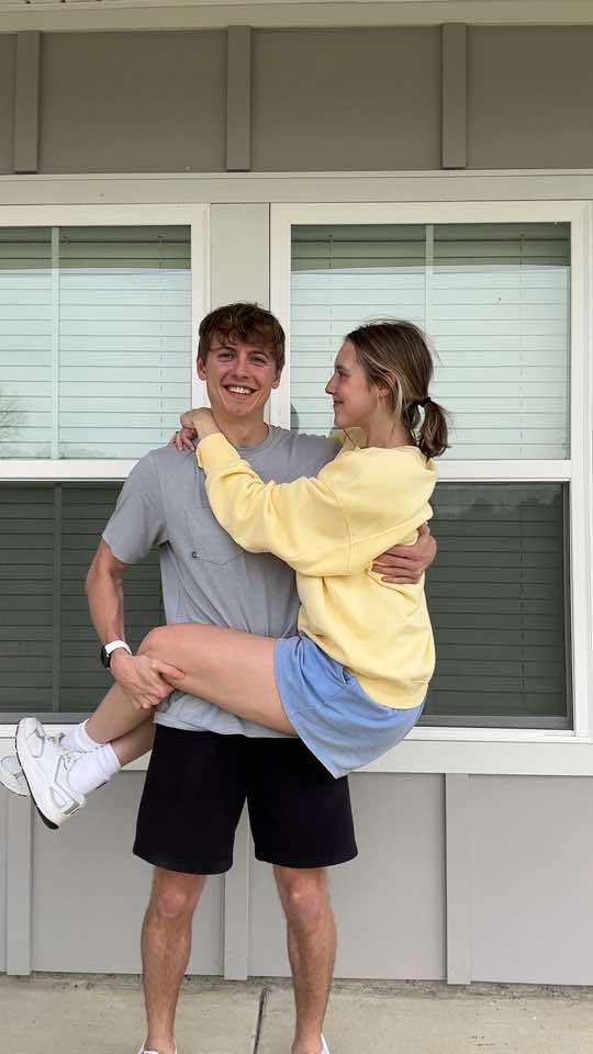 This somehow took us a long time to film 🤣 #couple #cute #trend #Relationship #thequistfamily 