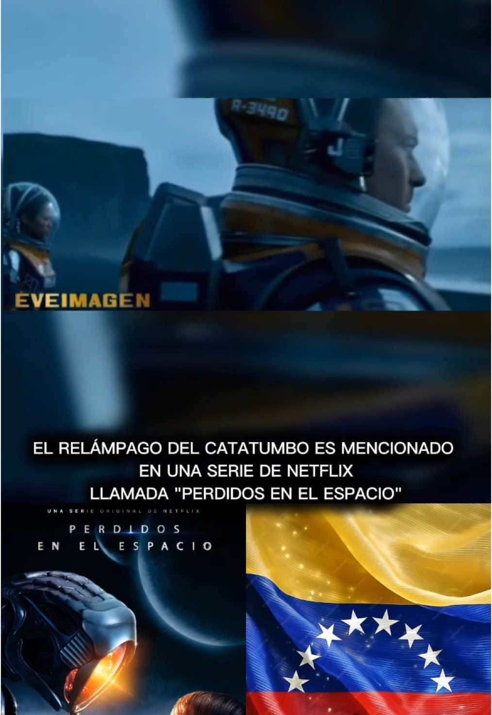 El Relámpago del Catatumbo, es mencionado en una serie del Netflix llamada 