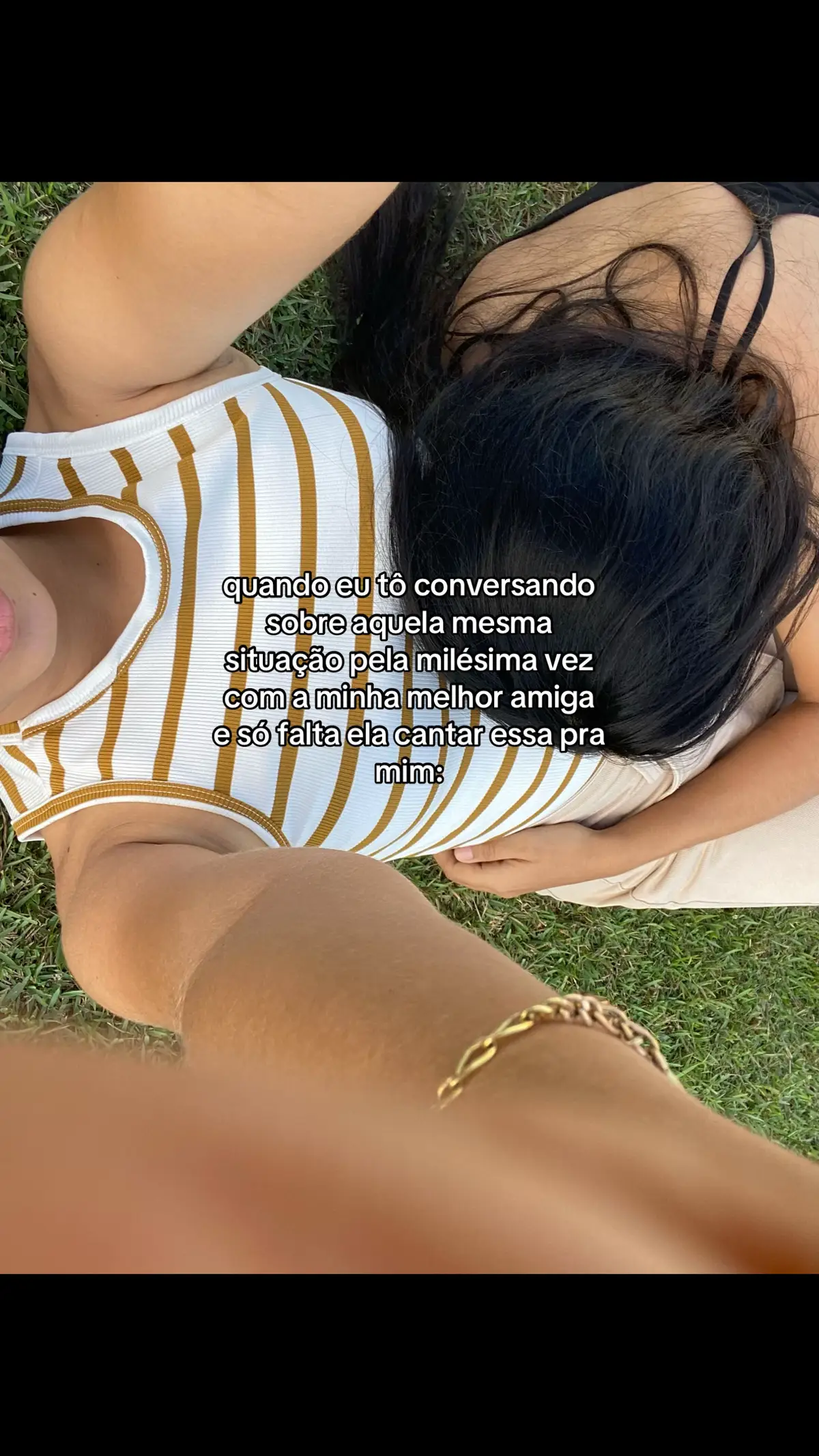 A gente sempre na mesma situação (acho que nós somos o azar uma da outra) #foryoupage #fyp 