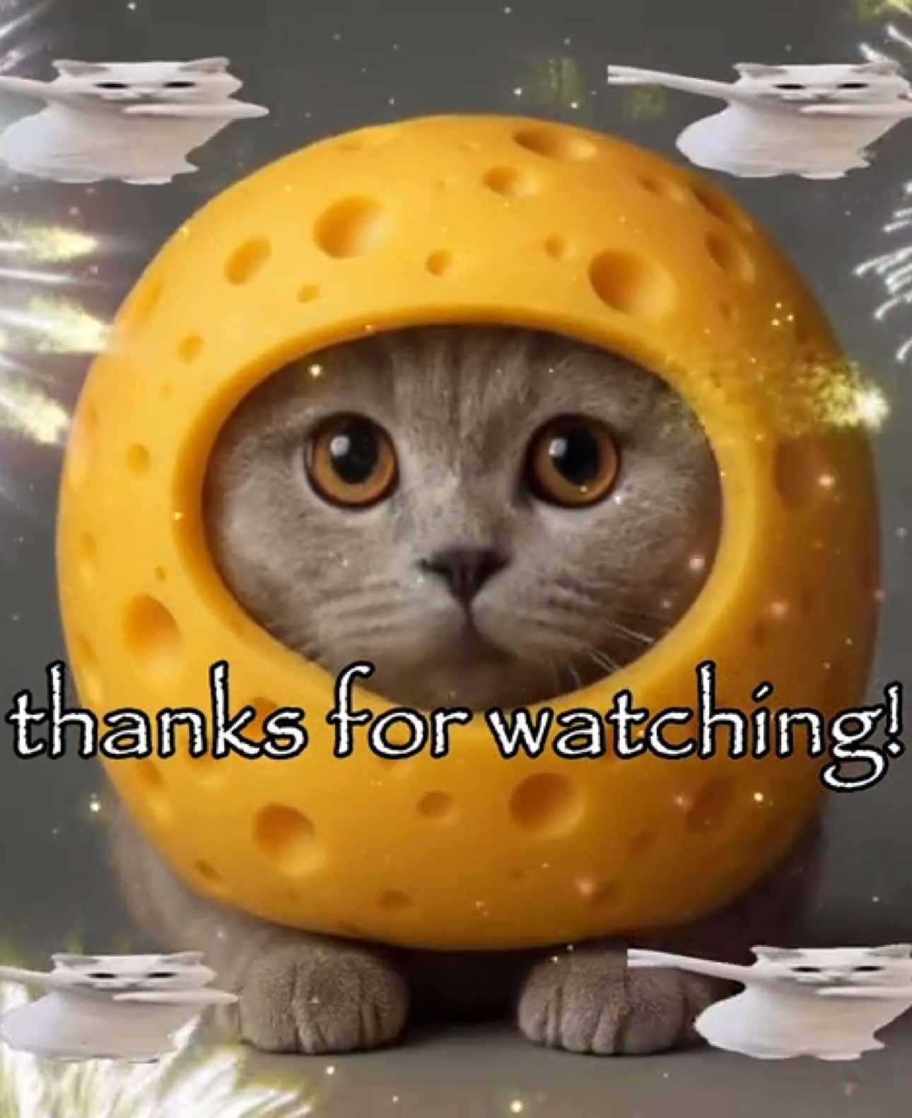 thanks for watching!!! 🐱🧀 | look at my bio! #sillycat #catmeme #catsoftiktok #mecore #brainrot #corecore #cattok #jollytok #sillycats 