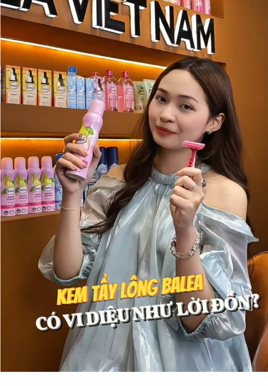 Kem ức chế mọc lông Balea Bọt cạo lông Balea. I love TikTok, i love TikTok #kemtaylong#botcaolong#balea#kemtaylongbalea#botcaolongbalea#skincare#lamdep#viral#taylongtainha#xuongx#zocoby#balea #balevietnam 