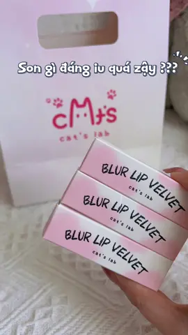 Xinh quó đi , mèo con đáng iuu #catslab #blurlipvelvet #sonxinh #xuhuong #makeup @Cat's Lab Việt Nam 