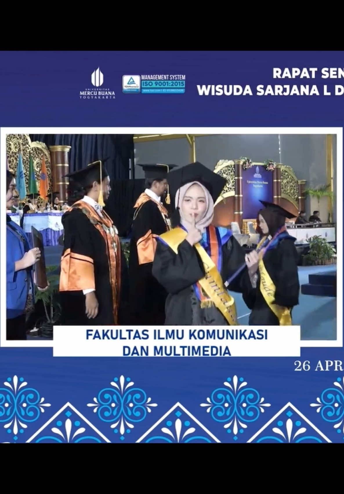 akhirnya bisa pose kyuu jugaa 🥰 #nctdream #graduation 