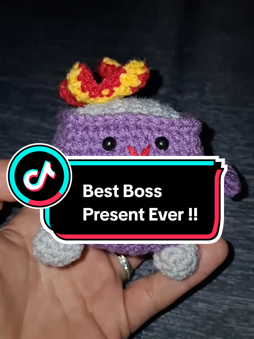 cutest dumpster fire ever. & purple is her favorite color. I'm sure she'll love having this at her desk to look at. #funny #senseofhumor #gaggift #toofunny 
